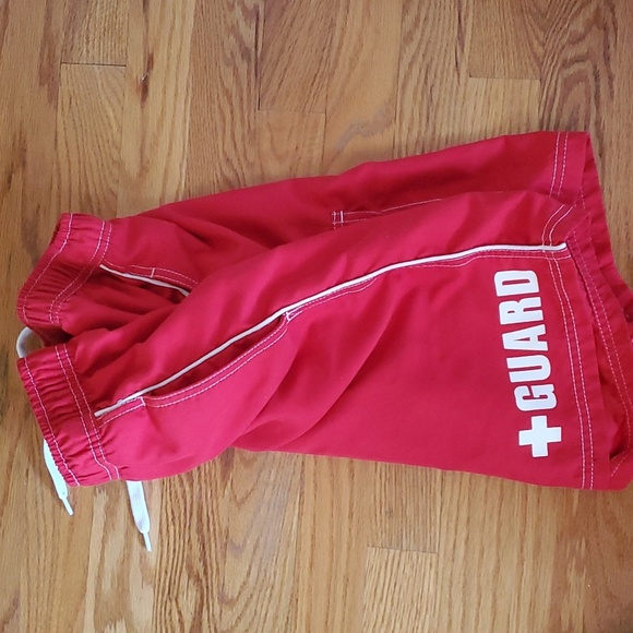 Lifeguard swim trunks men's or teenage boy's - Picture 5 of 6